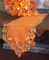 Harvest Fall Table Runner 13"x36",Cutwork Embroidered Maple Leaves Dresser Scarf Table Topper for Thanksgiving's Day Home Dinning Holiday Party Decoration